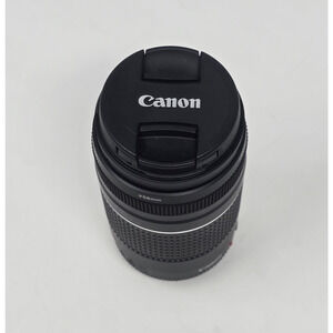 CANON Zoom Lens EF 75-300mm 1:4-5.6 lll EF Lens with Caps Works w/Clean Glass